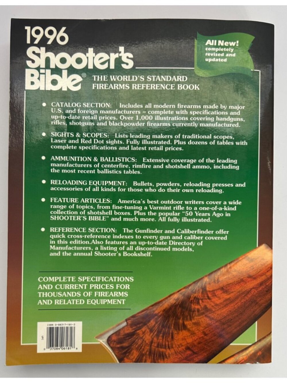 Shooters Bible No. 87 1996 Edition Firearms Reference Guide Stoeger Publishing - Picture 2 of 11